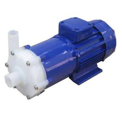 Magnetic drive pump to filter