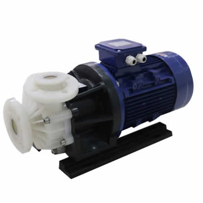 Polypropylene magnetic drive pump for caustic soda