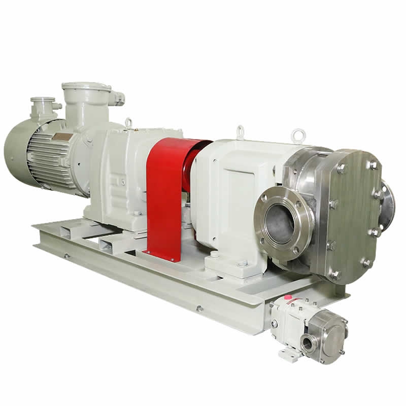 Food grade stainless steel lobe pump for syrup