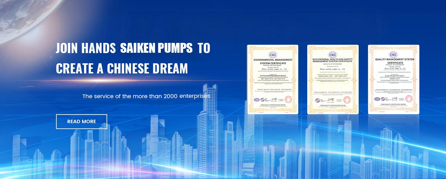 Worldwide Supplier of Industrial & Marine Pumps | China Saiken Pumps