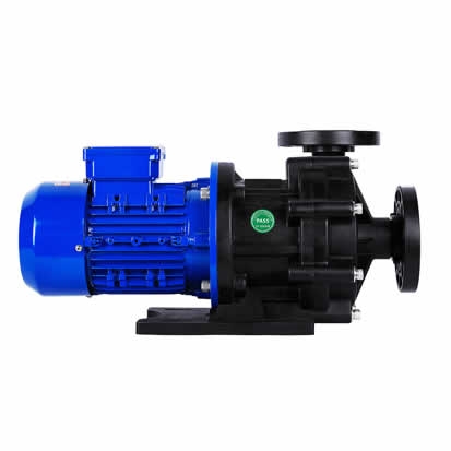 Polypropylene magnetic drive pump for caustic soda