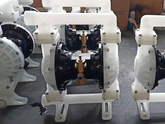 Aluminium Alloy Air Diaphragm Pump For High Viscosity Liquid