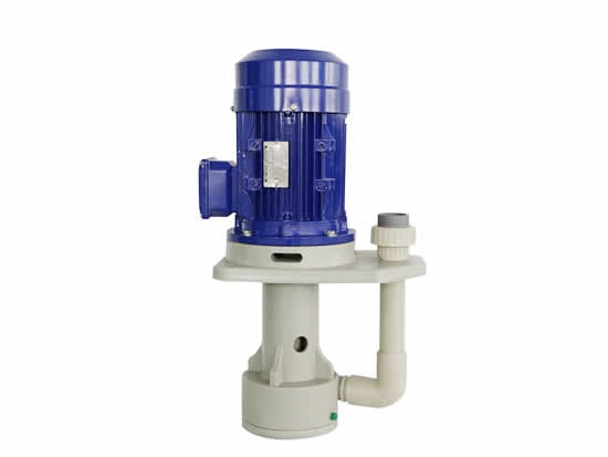 Corrosion resistant vertical pp chemical pump