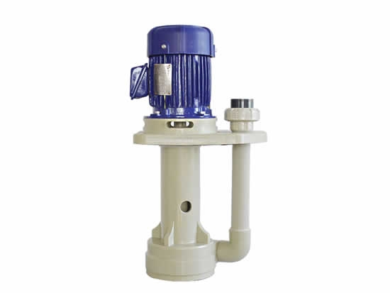 Corrosion resistant vertical pp chemical pump