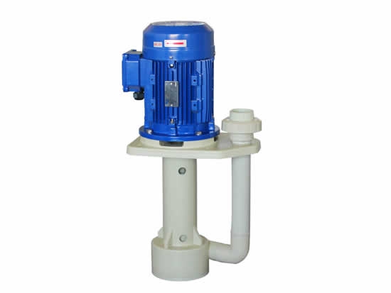 Corrosion resistant vertical pp chemical pump