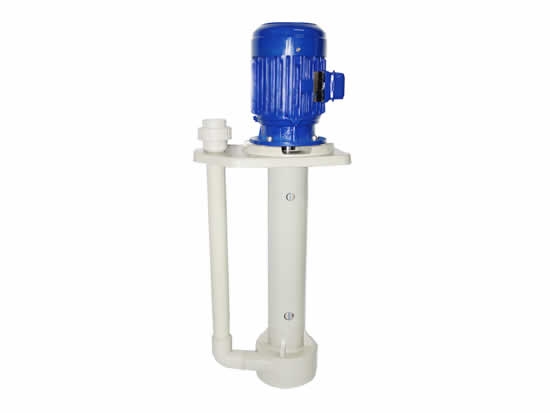 Corrosion resistant vertical pp chemical pump