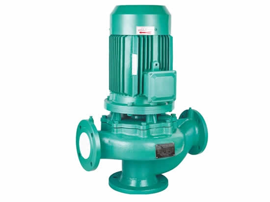 ISG vertical pipeline pump