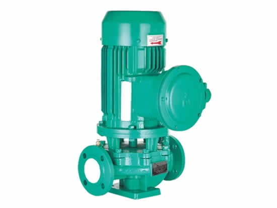 ISG vertical pipeline pump