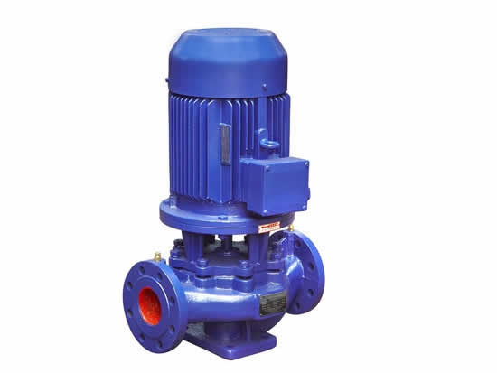 ISG vertical pipeline pump