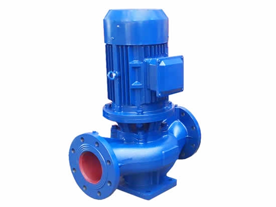 ISG vertical pipeline pump